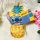Disney Lilo és Stitch, A csillagkutya Ananas formapárna, díszpárna 34x21 cm