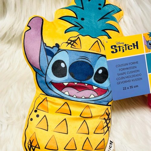 Disney Lilo és Stitch, A csillagkutya Ananas formapárna, díszpárna 34x21 cm