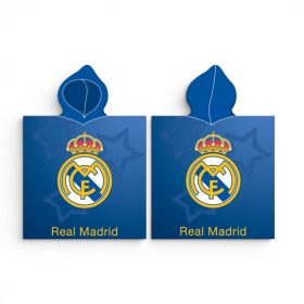 Real Madrid Star strand törölköző poncsó 55x110 cm