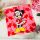 Disney Minnie Holly Karácsonyi párnahuzat 40x40 cm Velúr