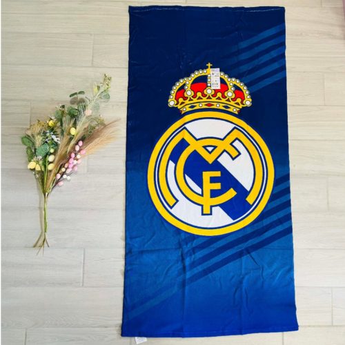 Real Madrid Crown Blue fürdőlepedő, strand törölköző