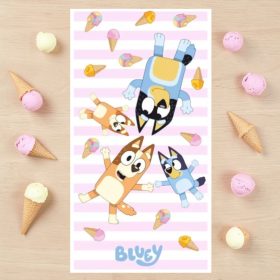 Bluey Ice Cream fürdőlepedő, strand törölköző
