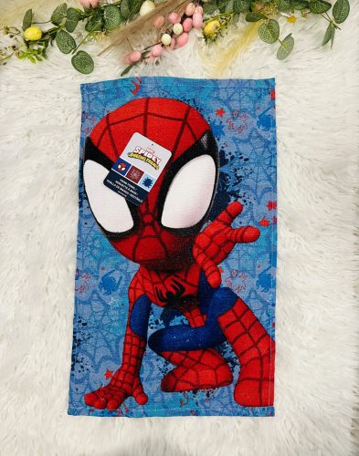 Pókember Spidey Blue kéztörlő, arctörlő, törölköző