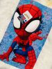 Pókember Spidey Blue kéztörlő, arctörlő, törölköző