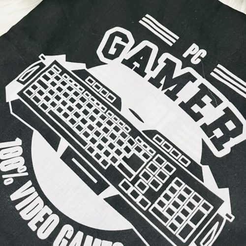 Gamer Black párnahuzat 40x40 cm
