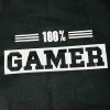 Gamer Black párnahuzat 40x40 cm