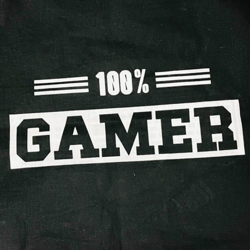 Gamer Black párnahuzat 40x40 cm