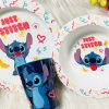 Disney Lilo és Stitch, A csillagkutya Just étkészlet, micro műanyag szett, pohárral 260 ml