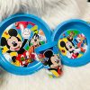 Disney Mickey Cool Summer étkészlet, műanyag szett