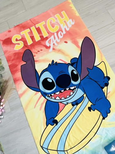 Disney Lilo és Stitch, A csillagkutya Ocean Ride fürdőlepedő, strand törölköző 