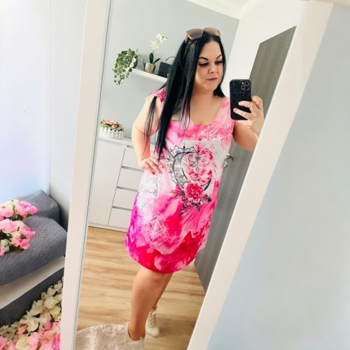 Carmen pink ruha