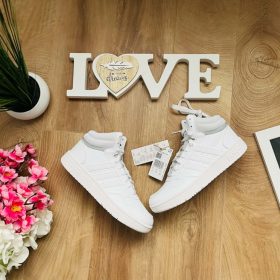 Adidas HOOPS 3.0 K magas szárú fehér cipő 
