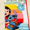 Disney Lilo és Stitch, A csillagkutya Sunset kéztörlő, arctörlő, törölköző 40x30 cm