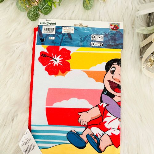 Disney Lilo és Stitch, A csillagkutya Sunset kéztörlő, arctörlő, törölköző 40x30 cm