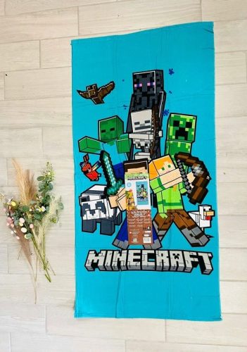 Minecraft Epic Battle fürdőlepedő, strand törölköző