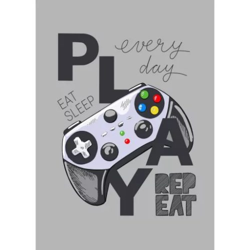 Gamer Player polár takaró 100x140cm