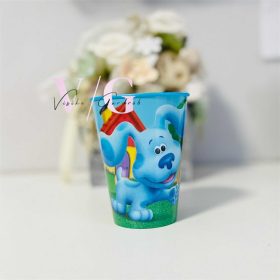 Azúrkék nyomok Play műanyag pohár 260 ml