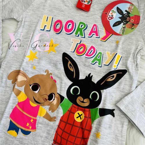 Bing Hooray Grey gyerek hosszú ujjú póló 2év/92-es