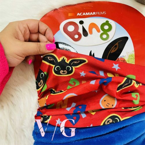 Bing Red gyerek sál, snood