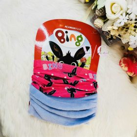 Bing rózsaszín gyerek sál, snood