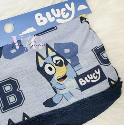 Bluey kék gyerek sál, snood
