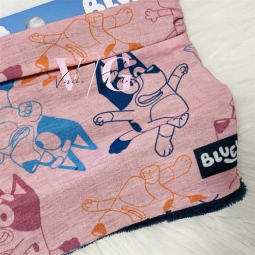 Bluey rózsaszín gyerek sál, snood