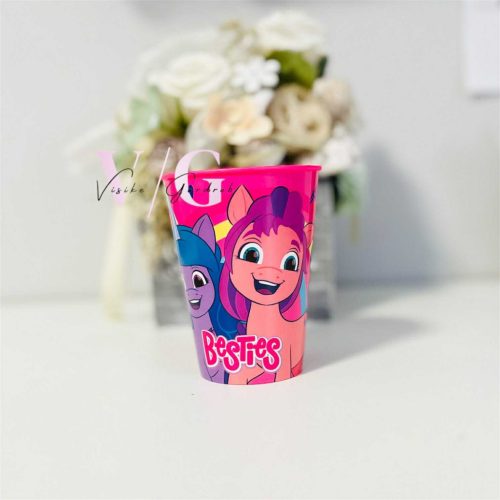 Én kicsi pónim Movie Core műanyag pohár 260 ml