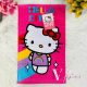 Hello Kitty Rainbow kéztörlő, arctörlő, törölköző 30x50 cm