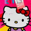 Hello Kitty Rainbow kéztörlő, arctörlő, törölköző 30x50 cm