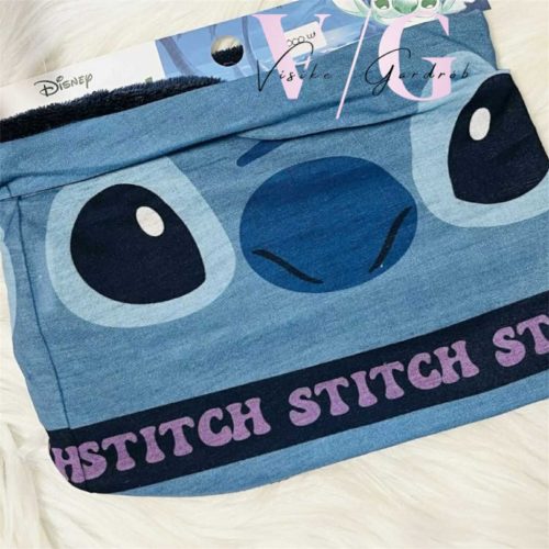 Liloés Stitch kék gyerek sál, snood