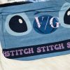 Liloés Stitch kék gyerek sál, snood