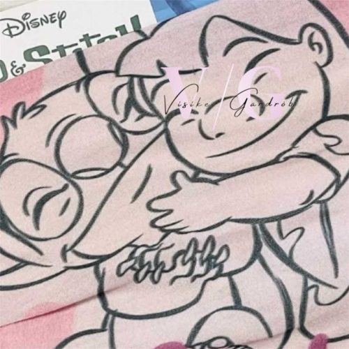 Lilo és Stitch rózsaszín gyerek sál, snood