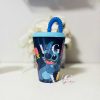 Lilo és Stitch szívószálas műanyag pohár 430ml