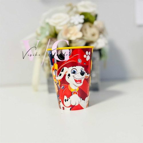 Mancs Őrjárat Rescue Pups műanyag pohár 260 ml