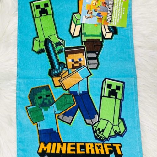 Minecraft Crawler kéztörlő, arctörlő, törölköző 30x50cm