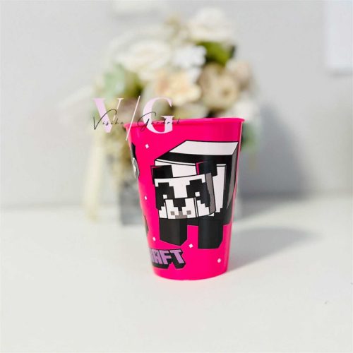 Minecraft műanyag pohár 260ml