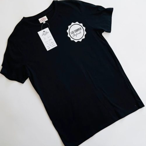 Lee Cooper fekete férfi póló